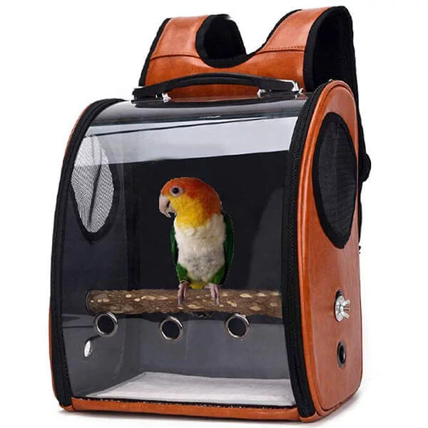 Wooden Bird Travel Bag Cage