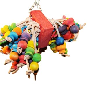 Medium Cluster of Hanging Wood Balls