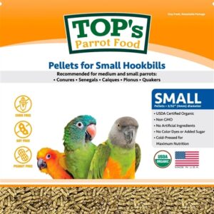 TOP's Pellets For Small Hookbills - Small to Medium Parrots - 4lb
